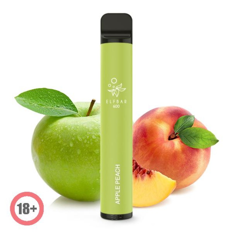 Elfbar 600 Einweg E-Zigarette Apple Peach (Nikotin...
