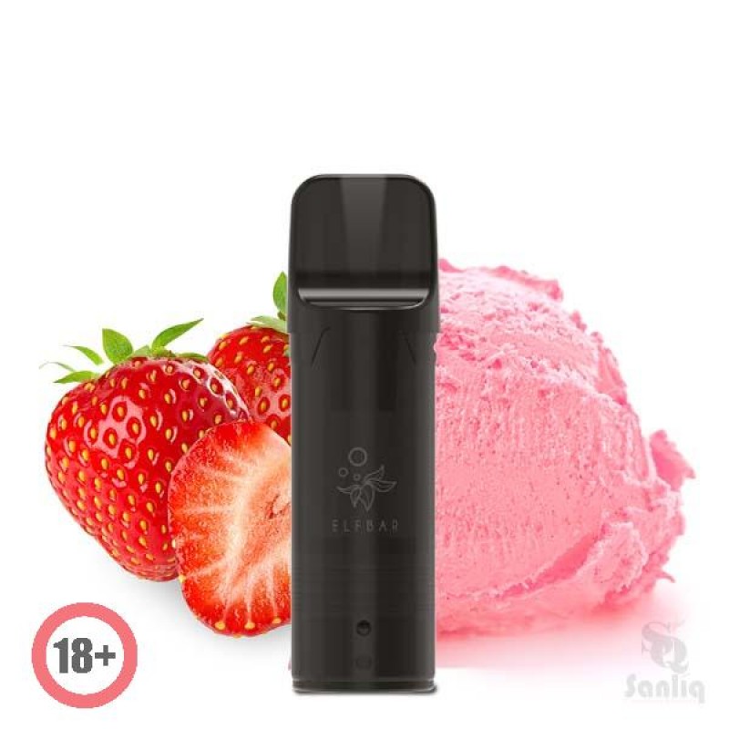 Elfbar ELFA CP Prefilled Pod - Strawberry Ice Crea...