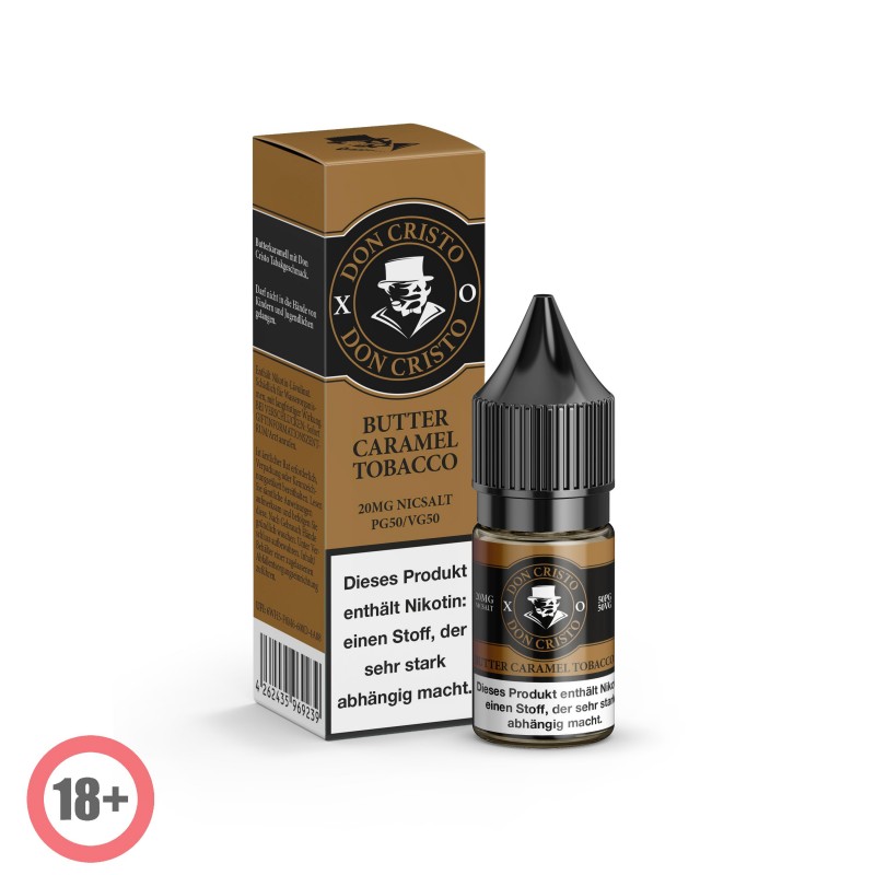Don Cristo Nikotinsalz Liquid - Butter Caramel Tob...