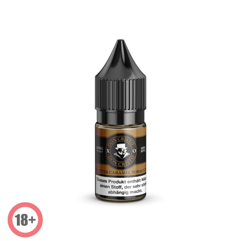 Don Cristo Nikotinsalz Liquid - Butter Caramel Tobacco 10ml 20mg