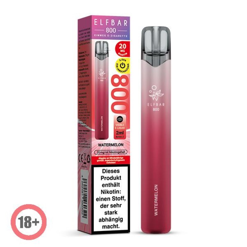 Elfbar 800 Einweg E-Zigarette - Watermelon 20mg