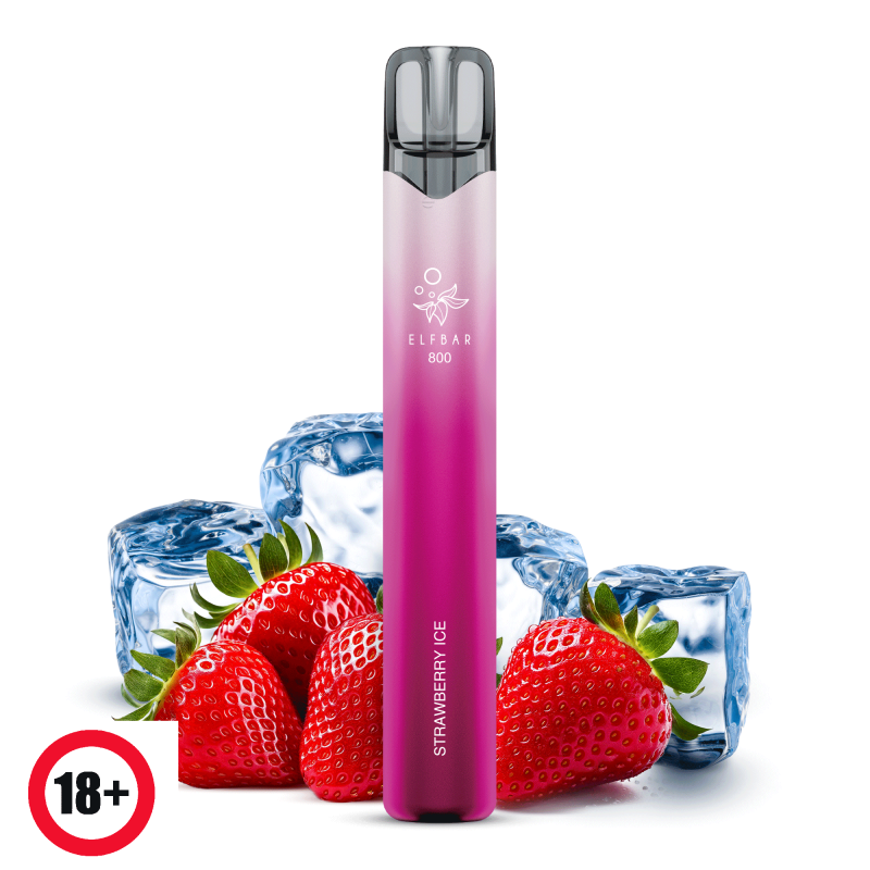 Elfbar 800 Einweg E-Zigarette - Strawberry Ice 20m...