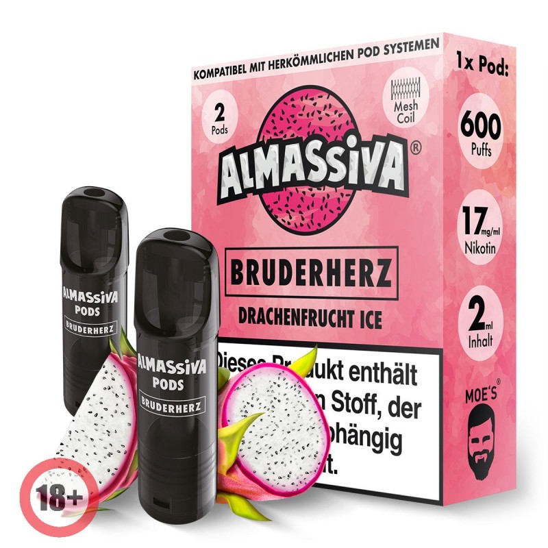 Almassiva prefilled Pod - Bruderherz 17mg/ml