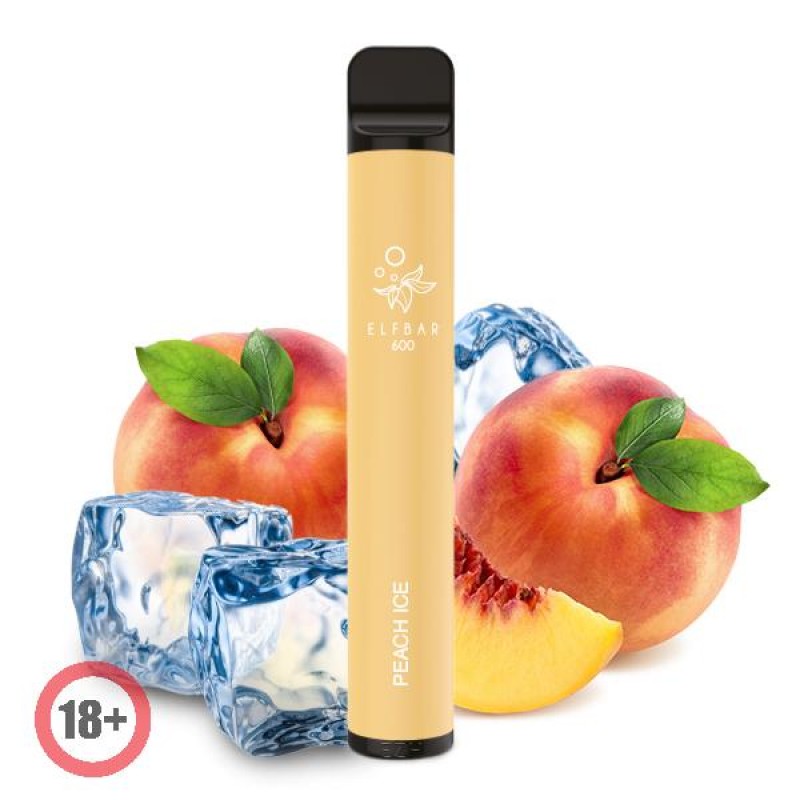 Elfbar 600 Einweg E-Zigarette Peach Ice (Nikotinfr...
