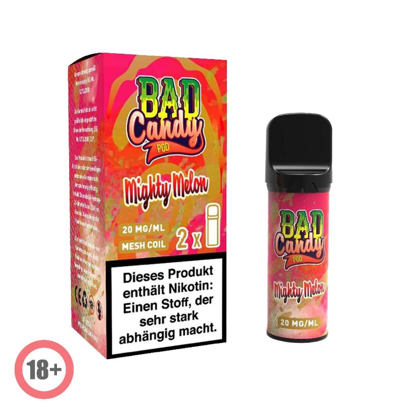 Bad Candy Pod2Go prefilled Pod - Mighty Melon 20mg...