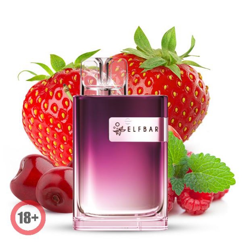 Elfbar CR600 Einweg E-Zigarette Strawberry Raspber...