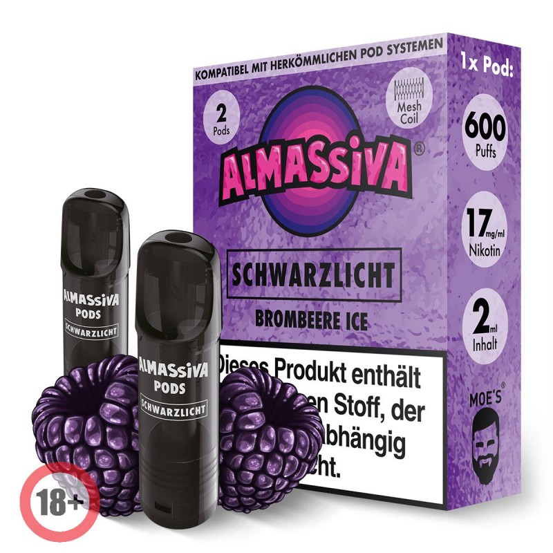 Almassiva prefilled Pod - Schwarzlicht 17mg/ml