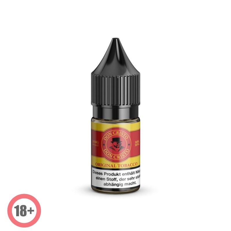 Don Cristo Nikotinsalz Liquid - Original Tobacco 10ml 20mg