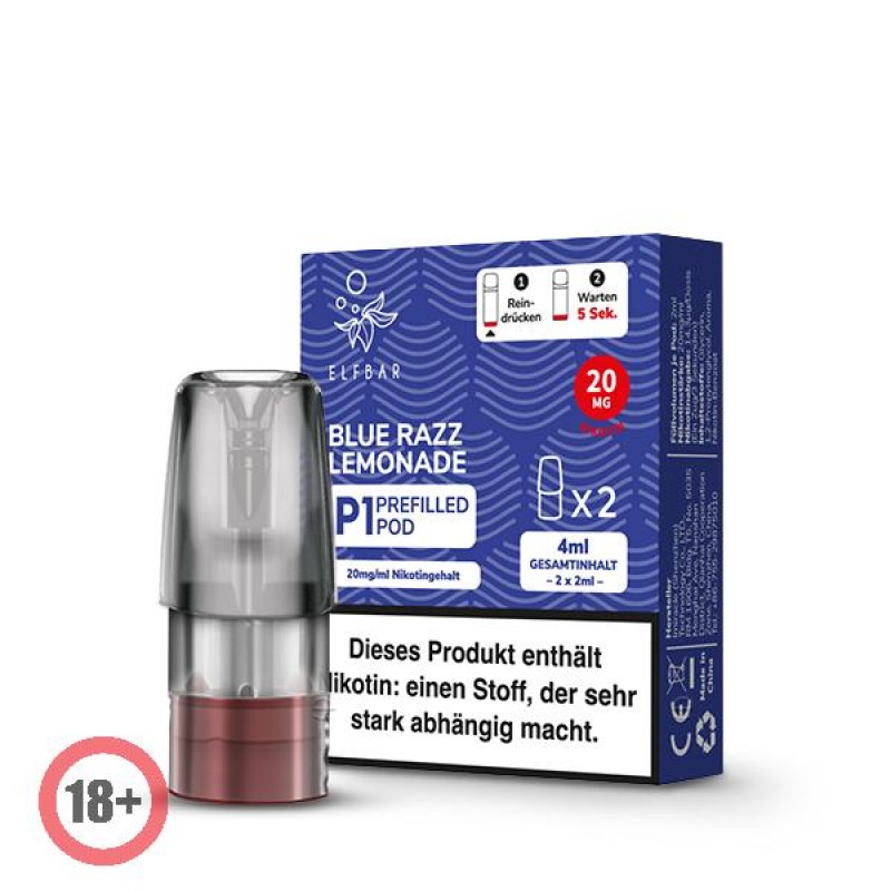 Elfbar Mate500 P1 Pod - Blue Razz Lemonade
