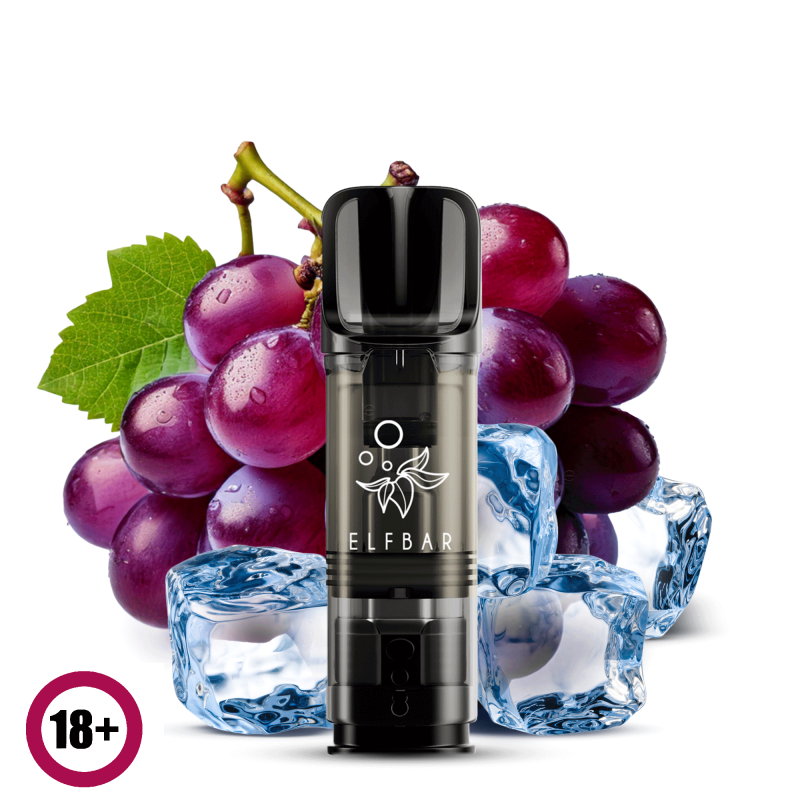 Elfbar ELFA CP Prefilled Pod - Grape Ice 20mg