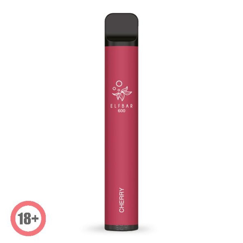 Elfbar 600 Einweg E-Zigarette Cherry (Nikotinfrei)