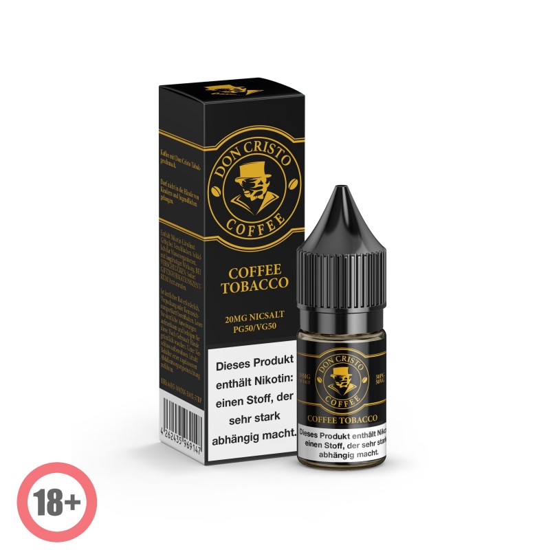 Don Cristo Nikotinsalz Liquid - Coffee Tobacco 10m...