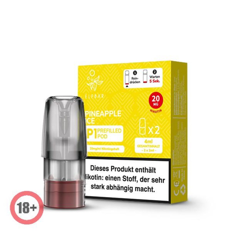 Elfbar Mate500 P1 Pod - Pineapple Ice