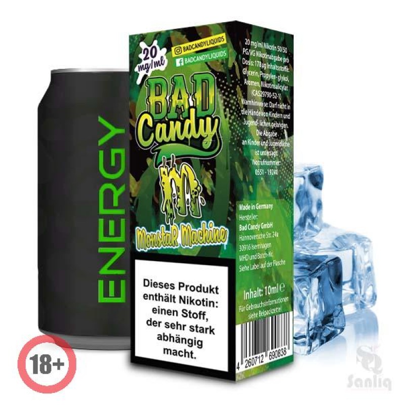 Bad Candy Monstar Machine Nikotinsalz Liquid 10ml ...