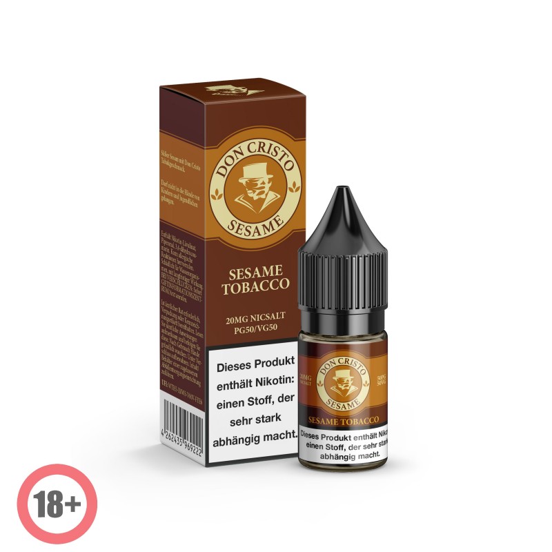 Don Cristo Nikotinsalz Liquid - Sesame Tobacco 10m...