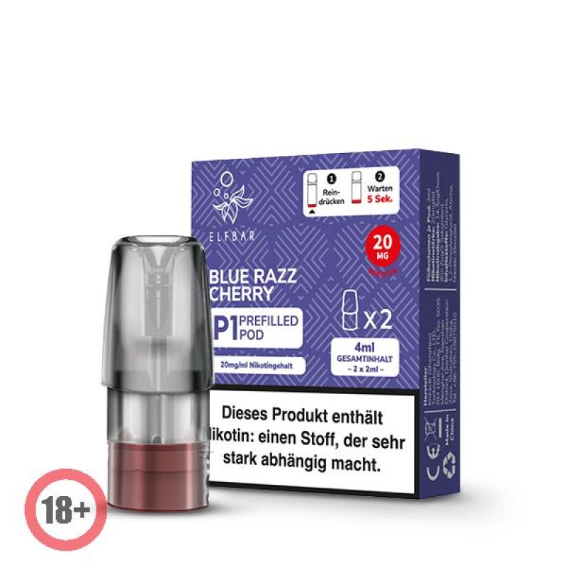 Elfbar Mate500 P1 Pod - Blue Razz Cherry