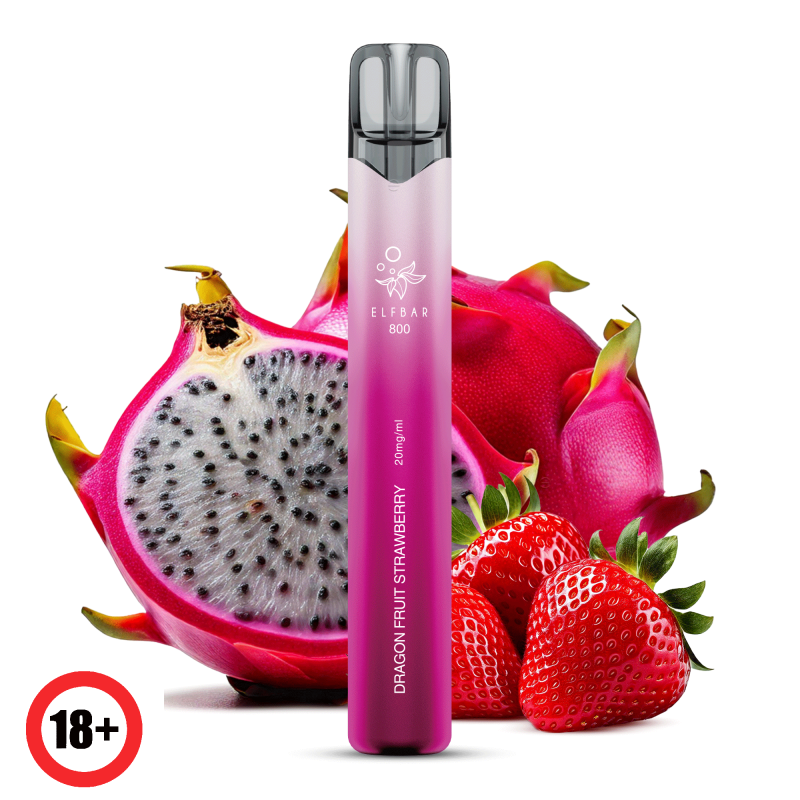 Elfbar 800 Einweg E-Zigarette - Dragon Fruit Straw...