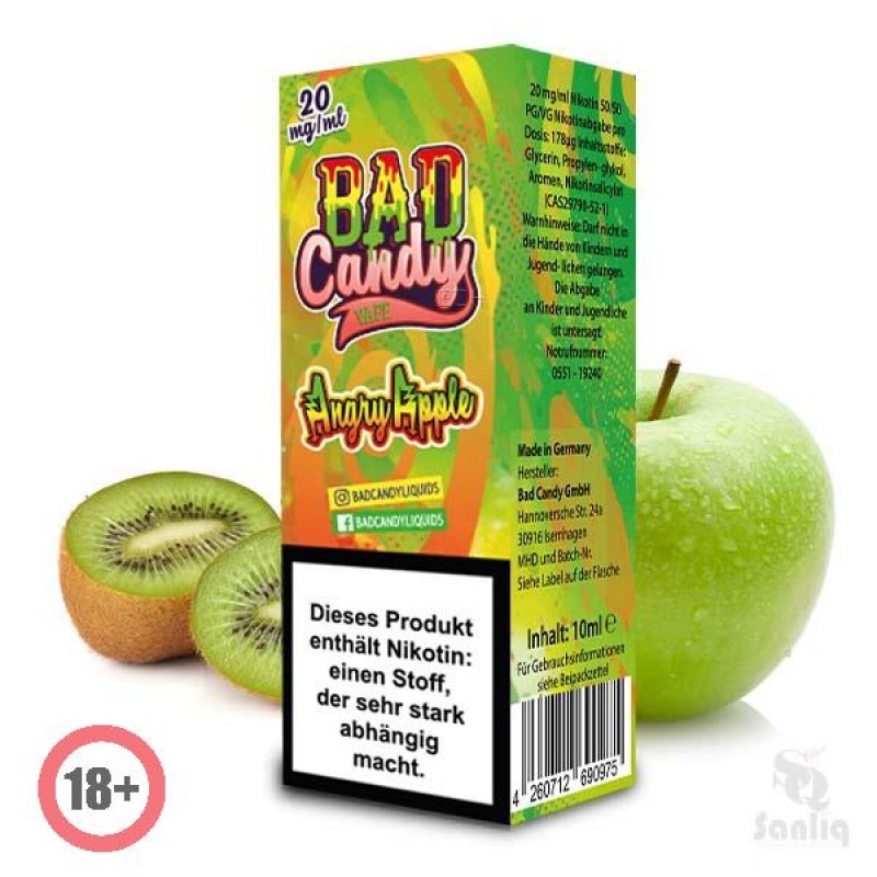 Bad Candy Angry Apple Nikotinsalz Liquid 10ml 20mg