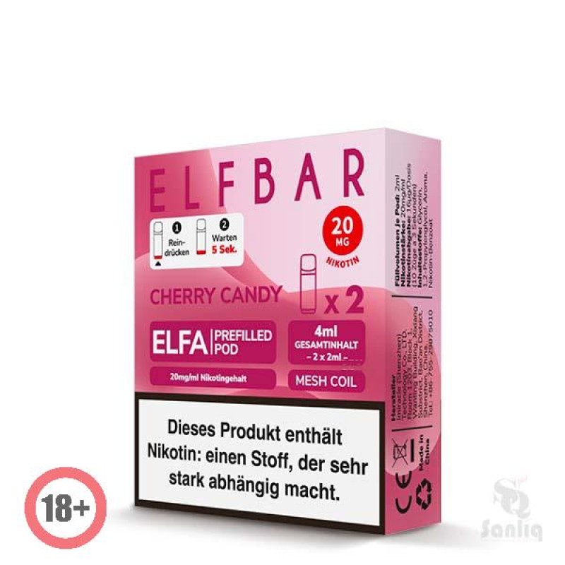 Elfbar ELFA CP Prefilled Pod - Cherry 20mg