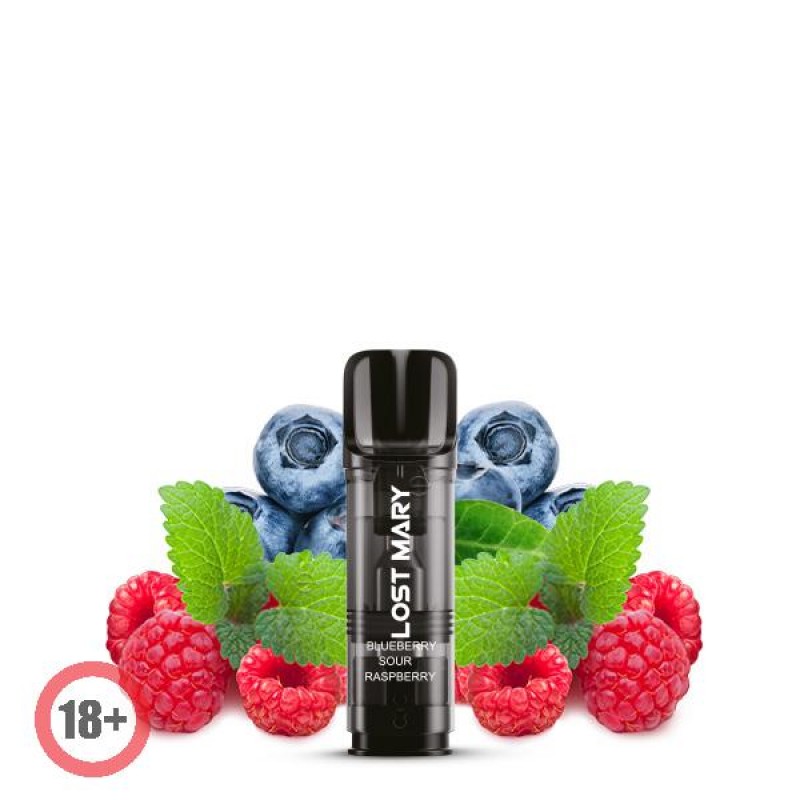 Lost Mary Tappo prefilled Pod - Blueberry Sour Ras...