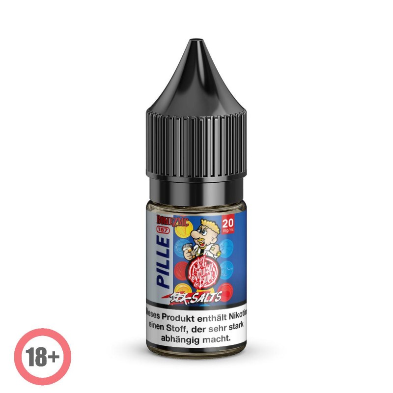 187 Straßenbande Nikotinsalz Liquid - Pille Bonez Mc 10ml 20mg