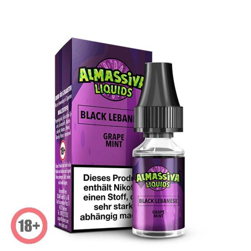 Al Massiva Black Lebanese Nikotinsalz Liquid 10ml 10mg