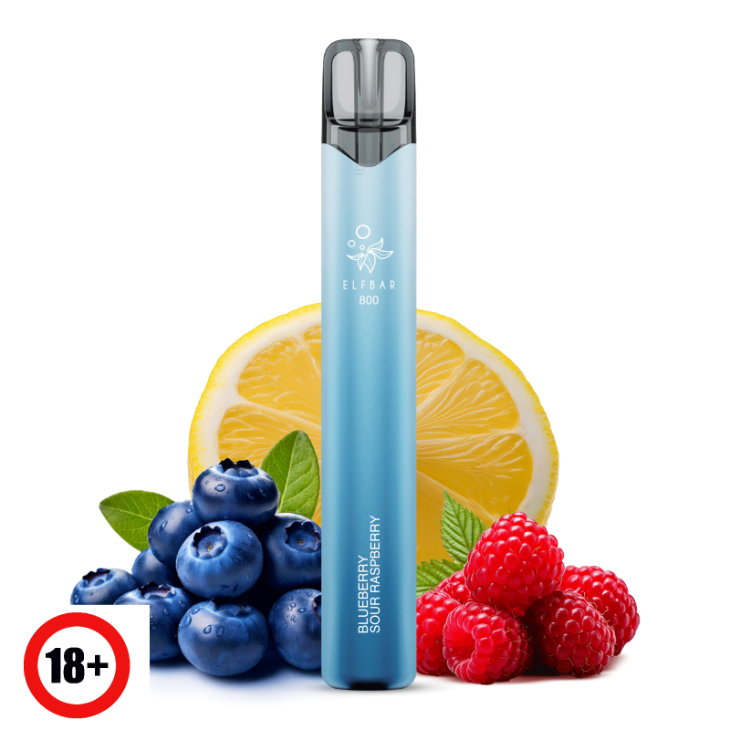 Elfbar 800 Einweg E-Zigarette - Blueberry Sour Ras...