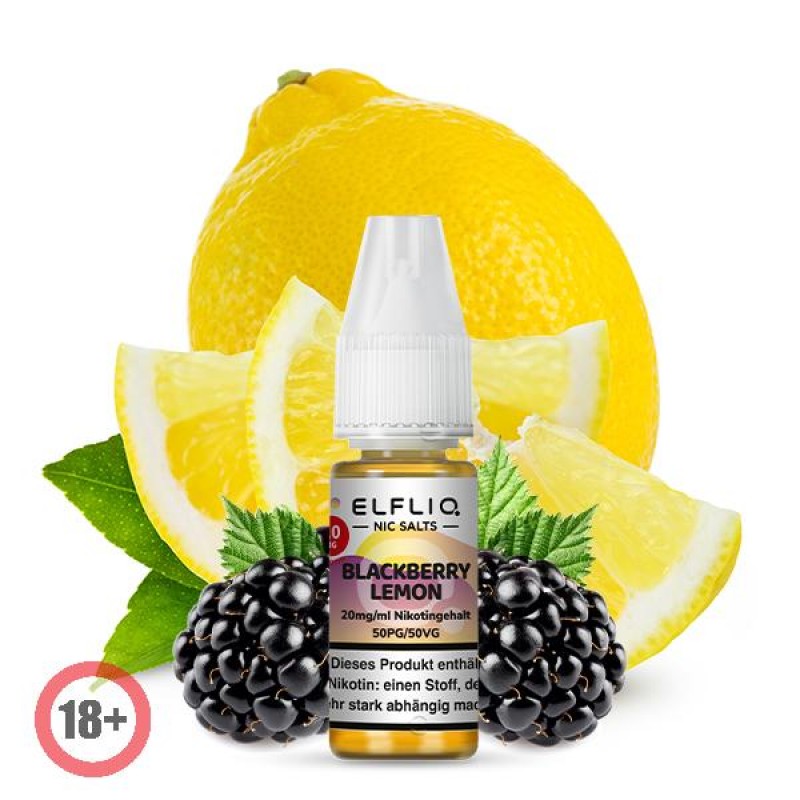 Elfbar Elfliq Blackberry Lemon Nikotinsalz Liquid ...