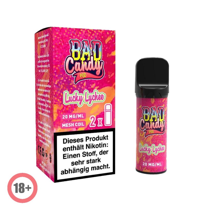 Bad Candy Pod2Go prefilled Pod - Lucky Lychee 20mg...