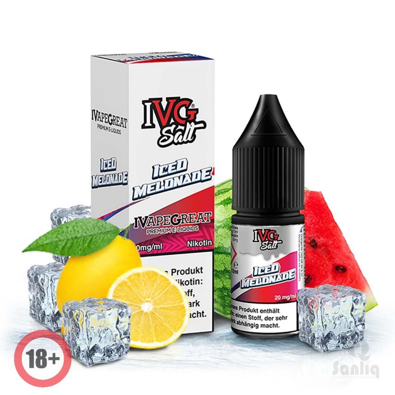 IVG CHRUSHED Iced Melonade Nikotinsalz Liquid 10ml