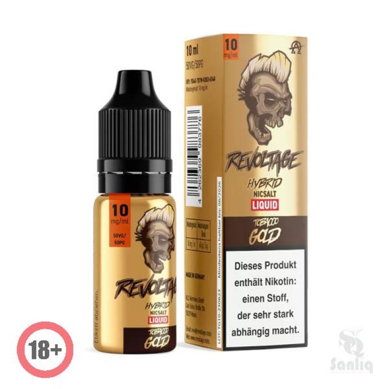 Revoltage Tobacco Gold Hybrid Nikotinsalz Liquid 1...