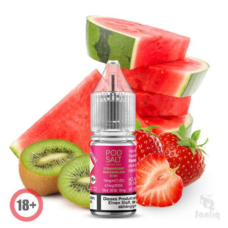 Pod Salt XTRA Strawberry Watermelon Kiwi Nikotinsa...