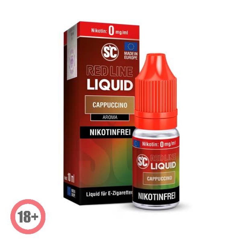 SC RED LINE Cappuccino Liquid 10ml 0mg