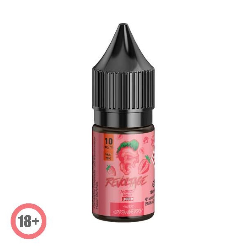 Revoltage Super Strawberry Hybrid Nikotinsalz Liqu...