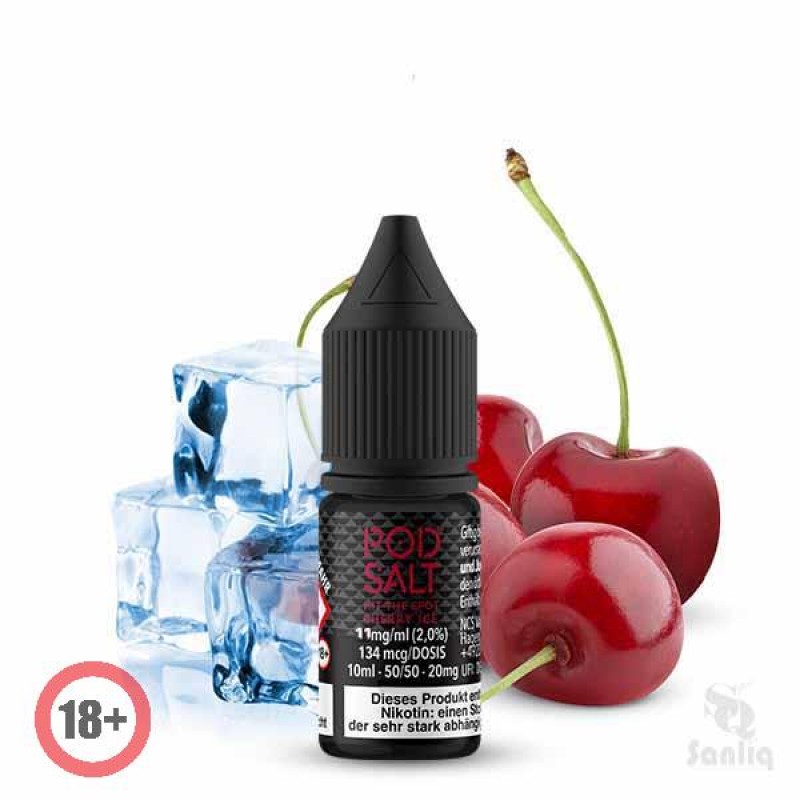 Pod Salt Cherry Ice Nikotinsalz Liquid 10ml 11mg