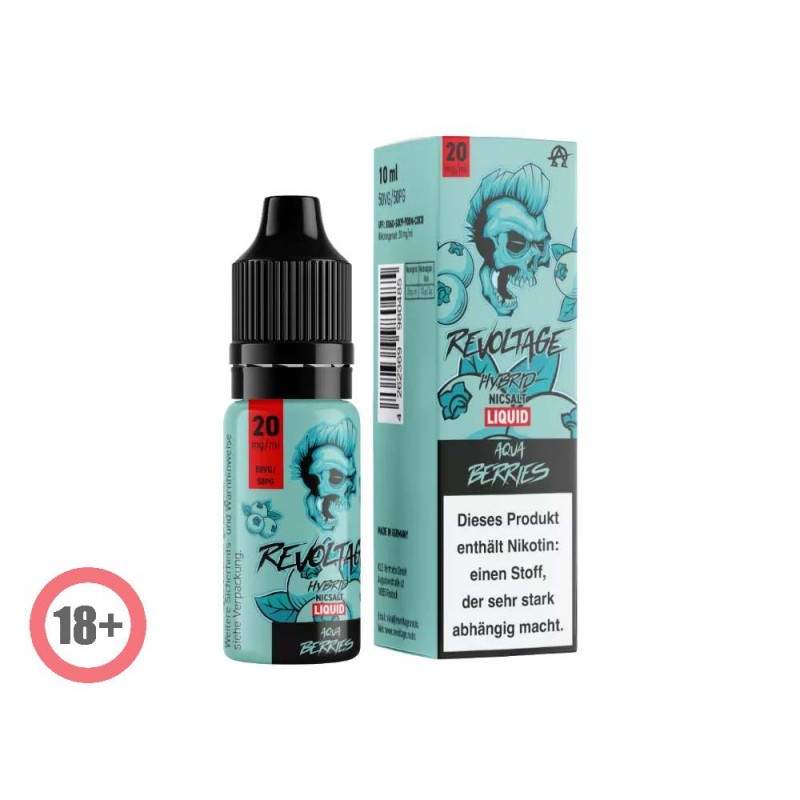 Revoltage Aqua Berries Hybrid Nikotinsalz Liquid 1...