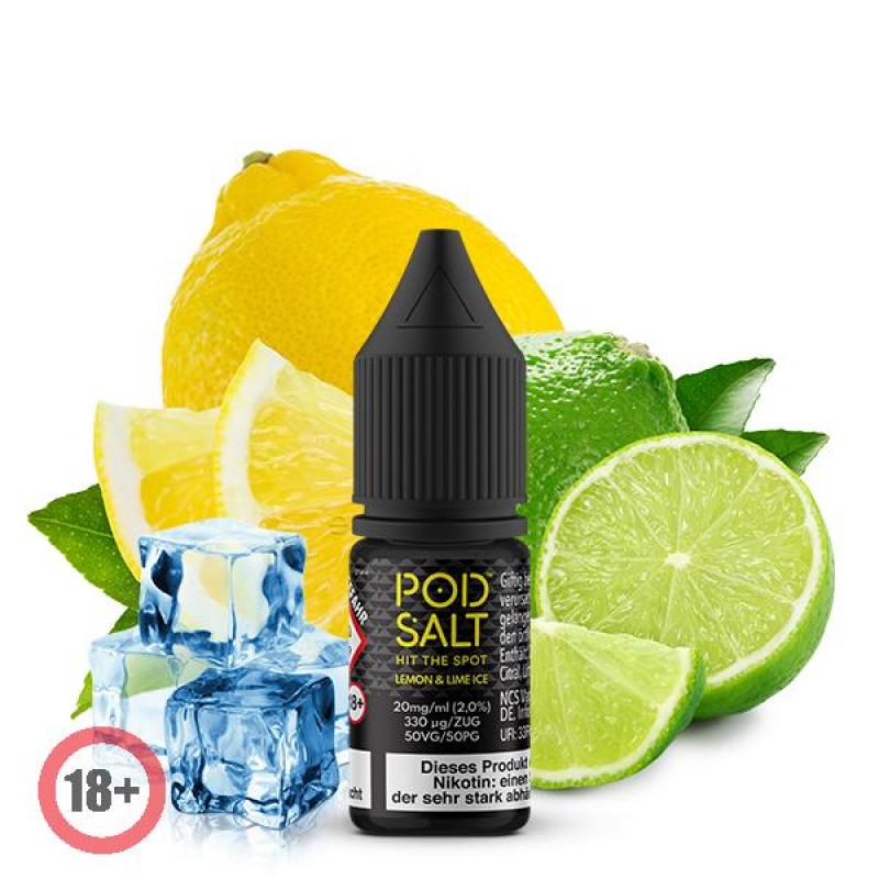 Pod Salt Lemon & Lime Ice Nikotinsalz Liquid 1...