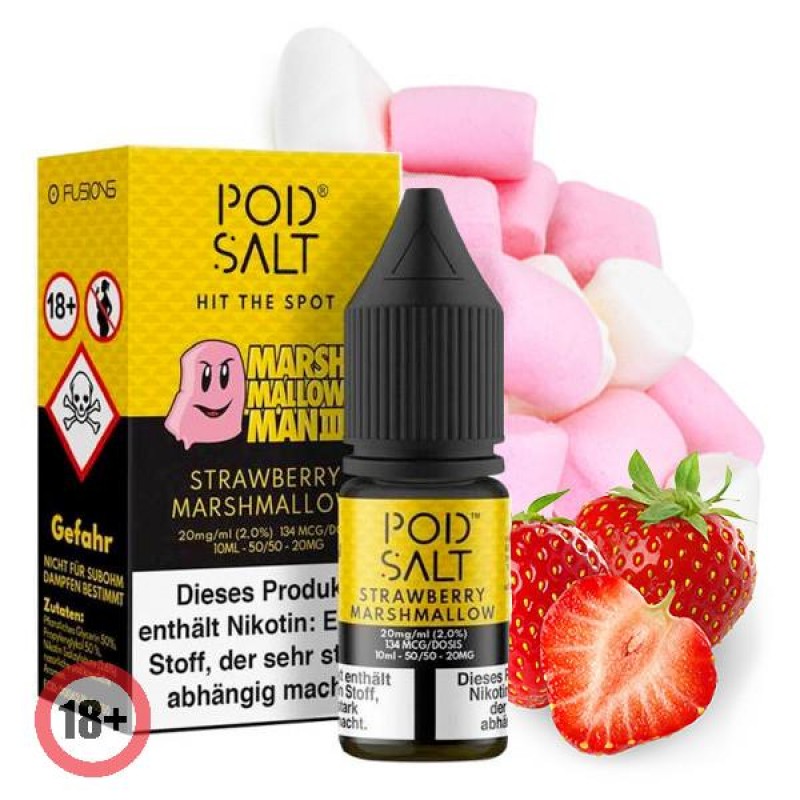 Pod Salt Strawberry Marshmallow Nikotinsalz Liquid...