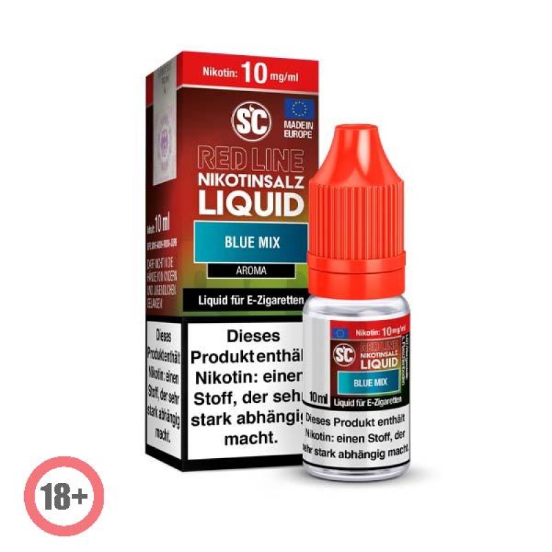 SC RED LINE Blue Mix Nikotinsalz Liquid 10ml 10mg