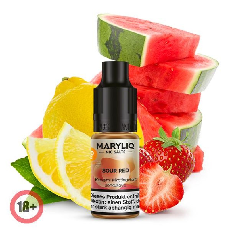 Lost Mary Maryliq Sour Red Nikotinsalz Liquid 10ml...