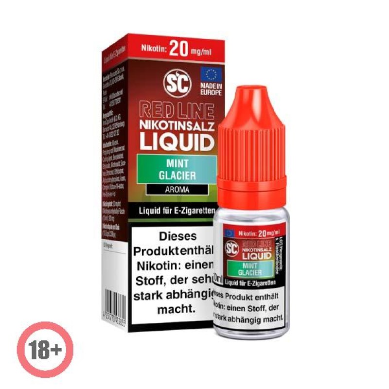 SC RED LINE Mint Glacier Nikotinsalz Liquid 10ml 2...