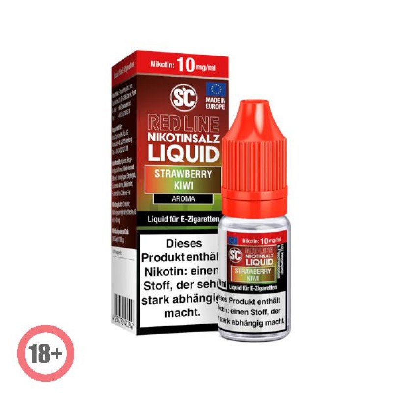 SC RED LINE Strawberry Kiwi Nikotinsalz Liquid 10m...