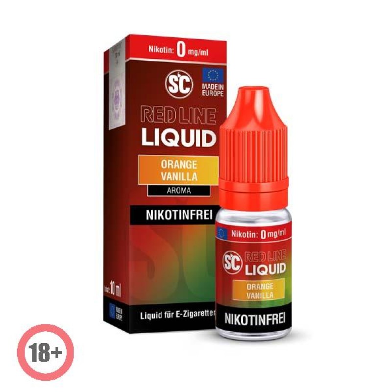 SC RED LINE Orange Vanilla Liquid 10ml 0mg