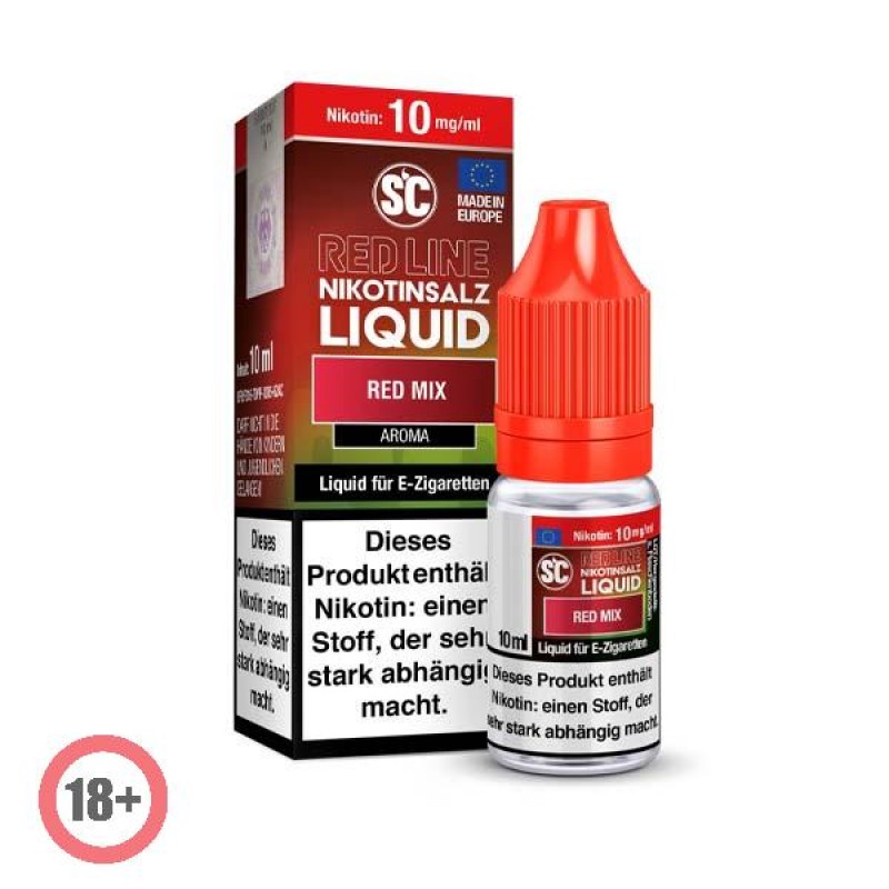 SC RED LINE Red Mix Nikotinsalz Liquid 10ml 10mg