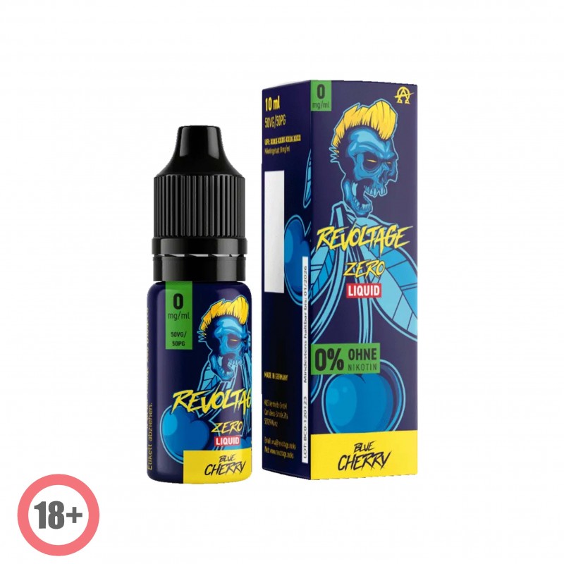 Revoltage Blue Cherry Liquid 10ml 0mg