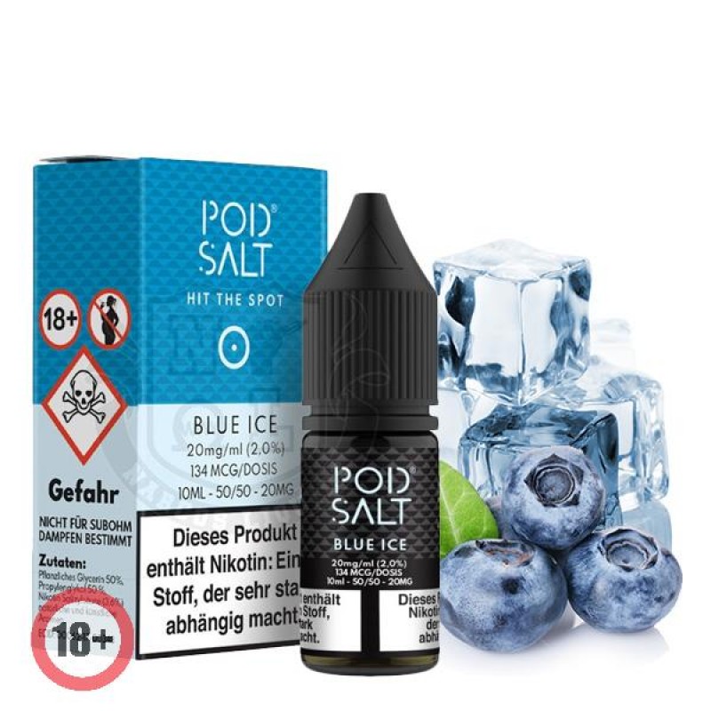 Pod Salt Blue Ice Nikotinsalz Liquid 10ml 20mg