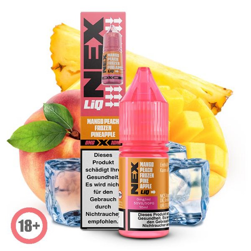 Pod Salt Nexliq Mango Peach Frozen Pineapple Liqui...
