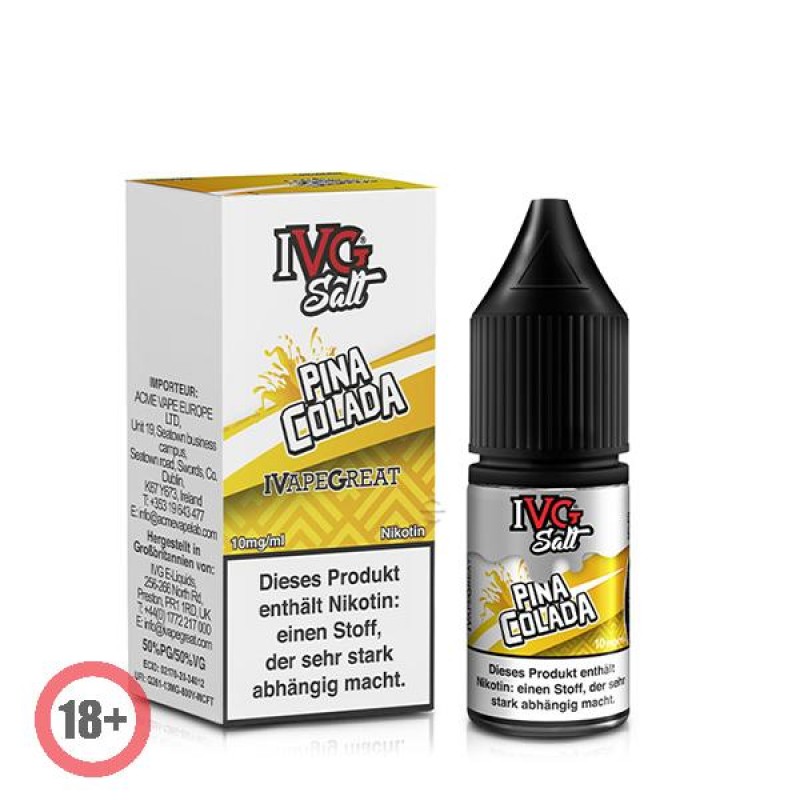 IVG Pina Colada Nikotinsalz Liquid 10ml