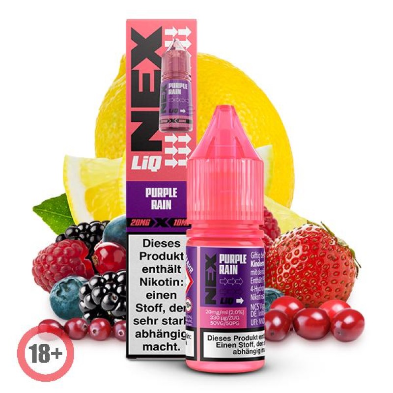 Pod Salt Nexliq Purple Rain Nikotinsalz Liquid 10m...