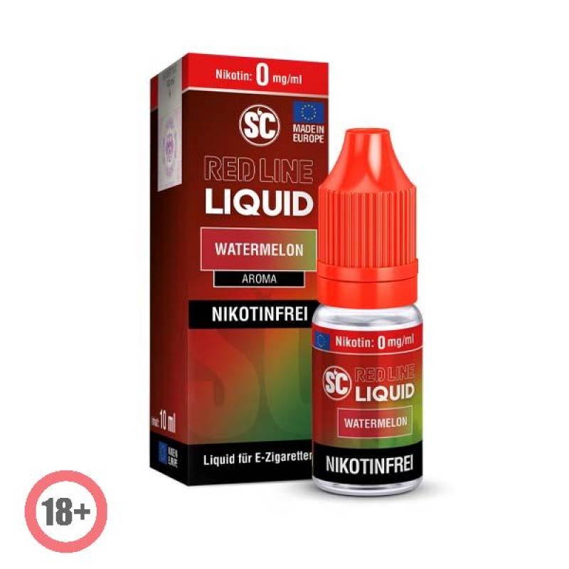 SC RED LINE Watermelon Liquid 10ml 0mg